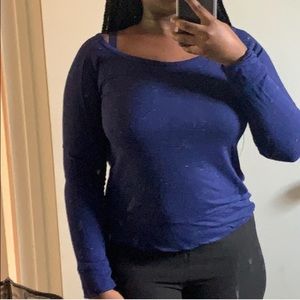 Aeropostale Blue Sweater Womens Crew Neck - Size M